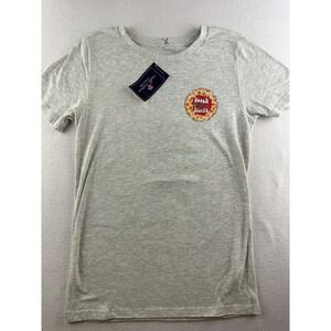 Simply Southern Women Heather Gray Teacher Life Skeleton Graphic T-Shirt Small